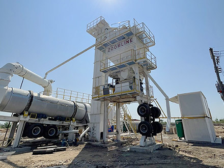 移動(dòng)式瀝青攪拌站